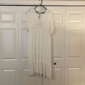 New With Tags. Maxi dress. White.